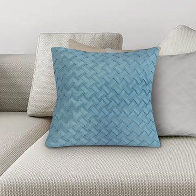Coussin décoratif plissé