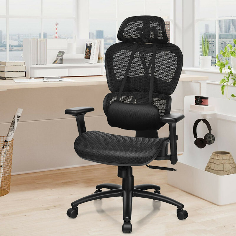 Chaise de travail en filet Sigisbert