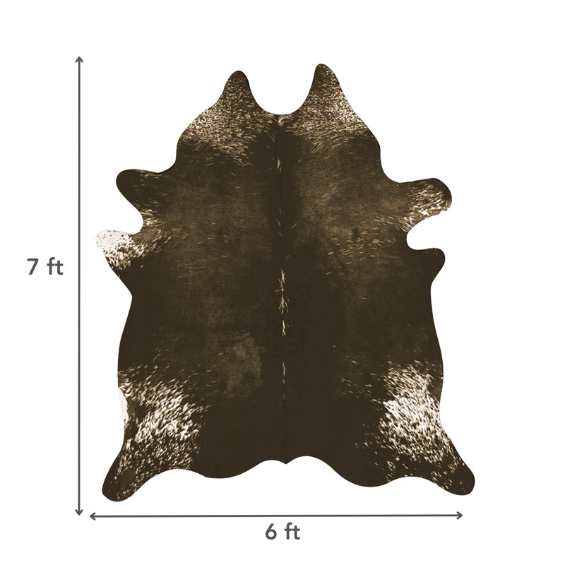 Abhinav Cowhide Animal Print Indoor Rug