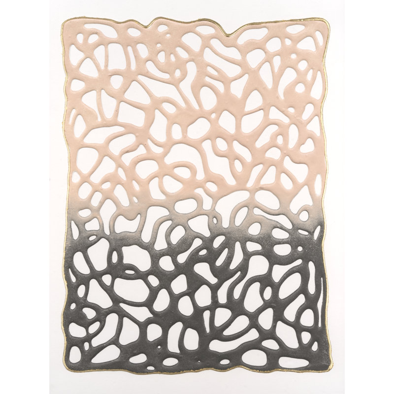 Peach Ombre II by Vanna Lam - Wrapped Canvas Print, 46 cm H x 30 cm W