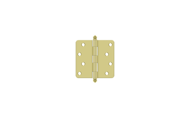 Steel Hinge, Polished Brass