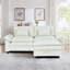 Canapé moderne avec repose-pieds Comfort-853694495-853694494