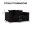 2 Seater Corduroy Sofa-1523823931