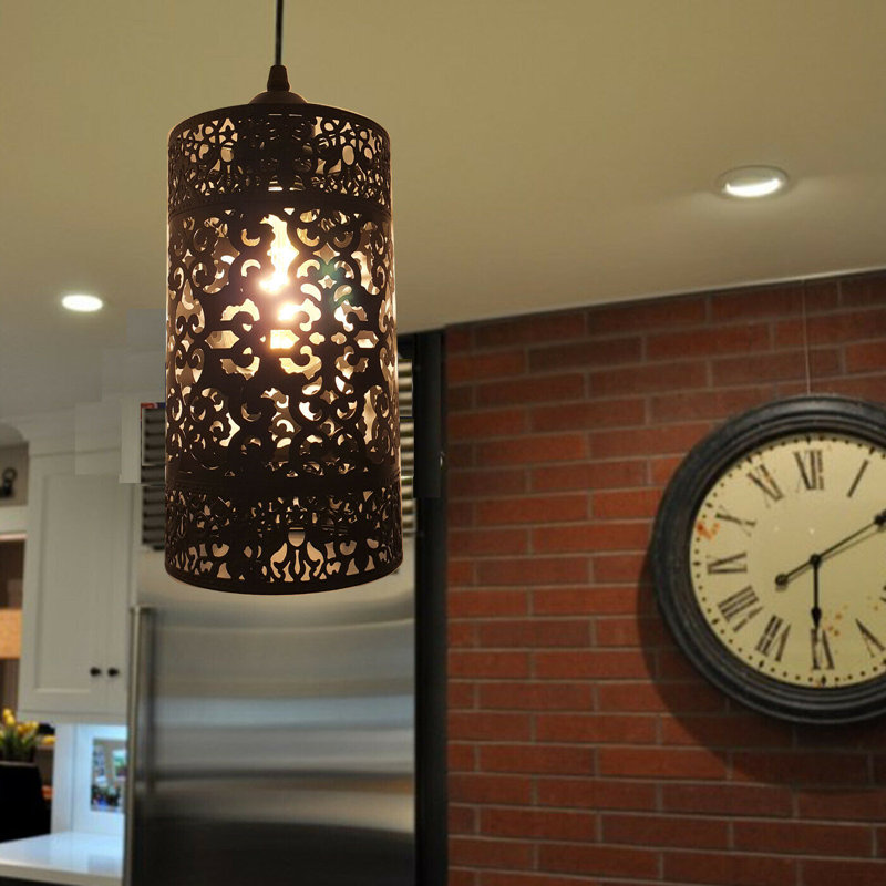 60.96cm H Metal Drum Ceiling Fan Bowl Shade ( Uno ), Brushed Copper