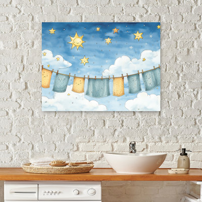Hanging Out Laundry Dream - Art mural de blanchisserie