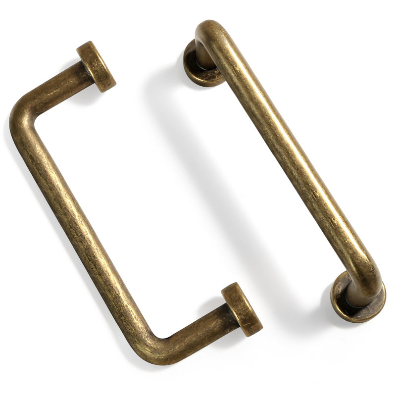 3" Center To Center Distressed Appliance Pull Multipack, Antique Brass
