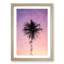 Summer Palm Tree in Abstract - Framed Print-55727248-55727249
