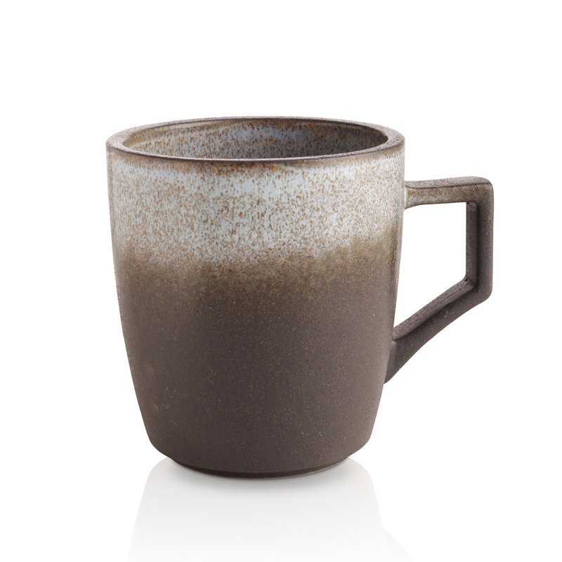 Stone Lain Vince 4-Piece Mug Set Stoneware, Gray
