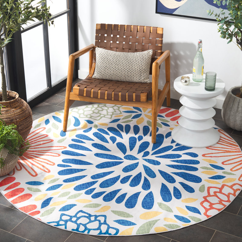 Tapis floral Amalea Performance, Rond 6 pi