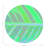 Tropical Leaf Colony Vegan Leather Round Coasters-119015383