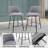 Aspendale Swivel Upholstered Counter Stool