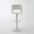 High Padded Swivel Adjustable Barstools(Set of 2)-395851044