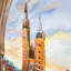 Platt Cracow - No Frame Print on Metal