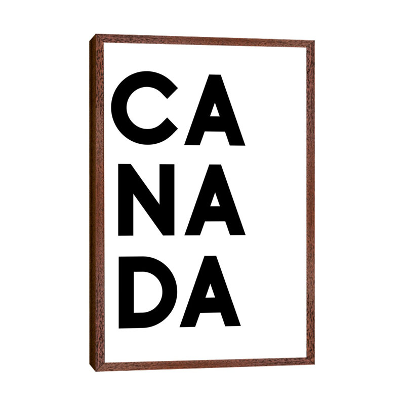 Ca Na Da by Mirano - Print on Canvas, Classic Brown Wood Framed, 152.4cm H x 101.6cm W x 3.81cm D