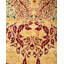 Tapis unique noué à la main Keenan - doré, 8 pi x 10 pi 1 po