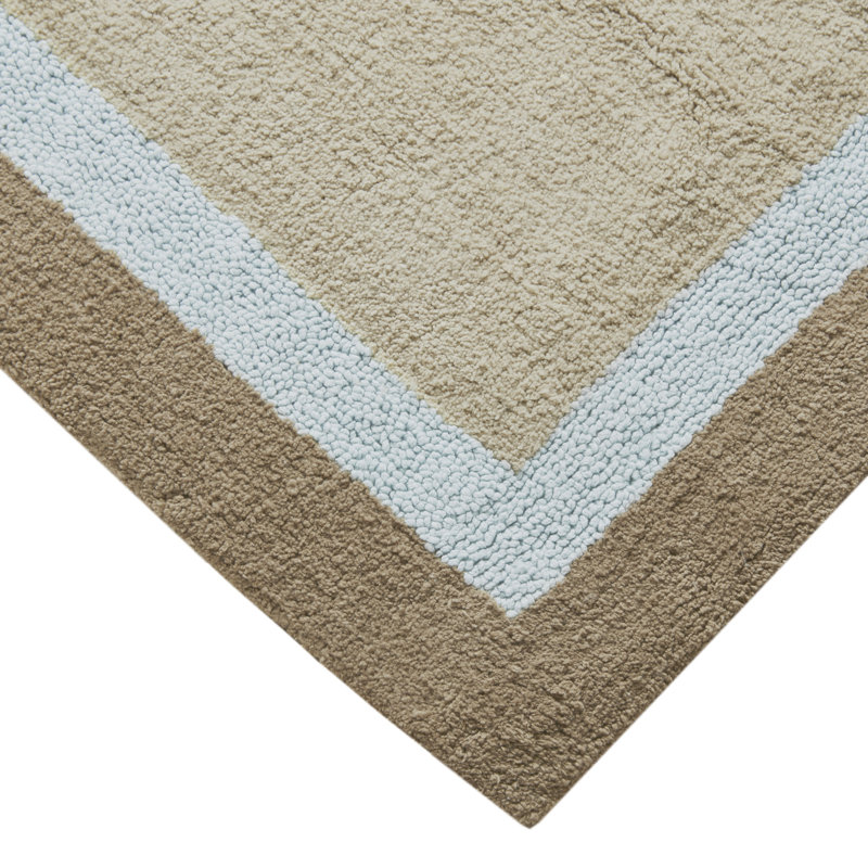Amherst Cotton Tufted Bath Rug, 24" W x 60" L, Brown