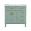Meuble-lavabo de 36 pouces avec lavabo en résine-1418029306