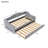 Upholstered Twin XL Size Daybed With LED Belt And Trundle-1364807793