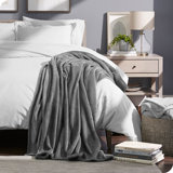 Bare Home Microplush Fleece Blanket - Fuzzy, Warm, Bed/Throw Blanket
