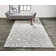Nolda Luxury & Glam Abstract Grey/Silver Area Rug
