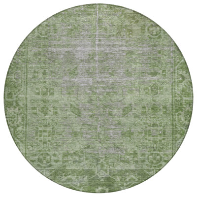 Tapis rond rond 8 po