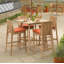 Islay Outdoor 5 - Piece Dining Set with Cushions-1055265049