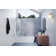 Vela 21.5 in. x 58.25 in. Frameless Single Fixed Bath Panel