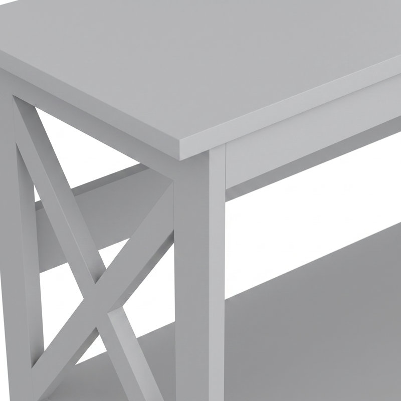 Hofer Etagere Bookcase, Light Gray