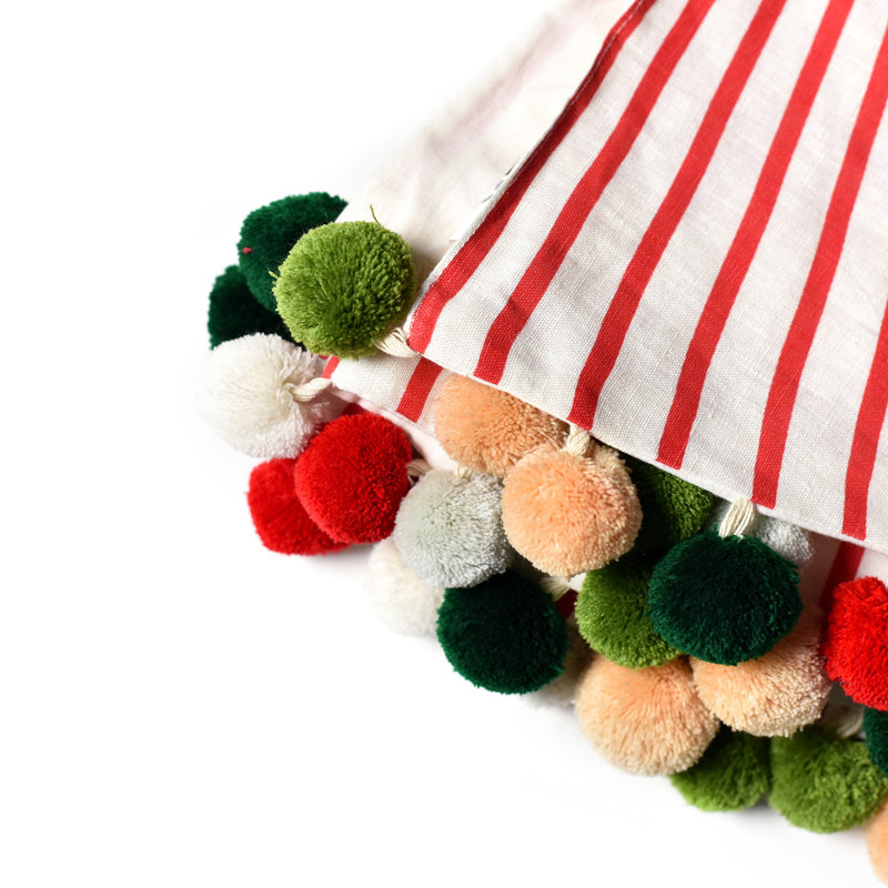 Striped Cotton Tree Skirt