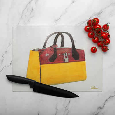 Cool Bag Glass Chopping Board