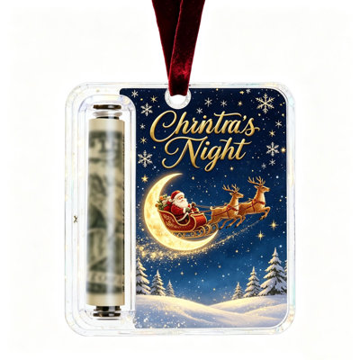 Christmas Cash Gift Ornament Christmas Money Clip Decorations Interest Christmas Tree Ornaments Christmas Decor Gifts