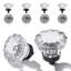 Boutons de tiroir en forme de fleur de 1,4 po (ensemble de 8 po
