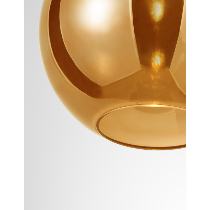 1 - Light Single Pendant, Gold