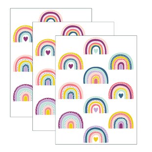 Happily Ever Elementary Creatively Inspired Motivators Shape Stickers, 72  Per Pack, 12 Packs
