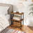 Reggis 24.4'' Tall Side Table-650889235