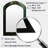 Gold and green bitcoin Crypto Currency - Bitcoin Arch Unique Wall Mirror, Glam Asymmetrical Mirror, Printed Metal Art-695260299