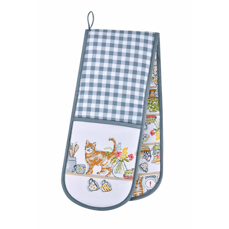 Ulster Weavers Pantry Cats Floral 100% Cotton Oven Glove