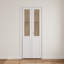 Porte pliante pré-percée en bois manufacturé tissé et massif avec trousse de quincaillerie d'installation-118557977-118557983