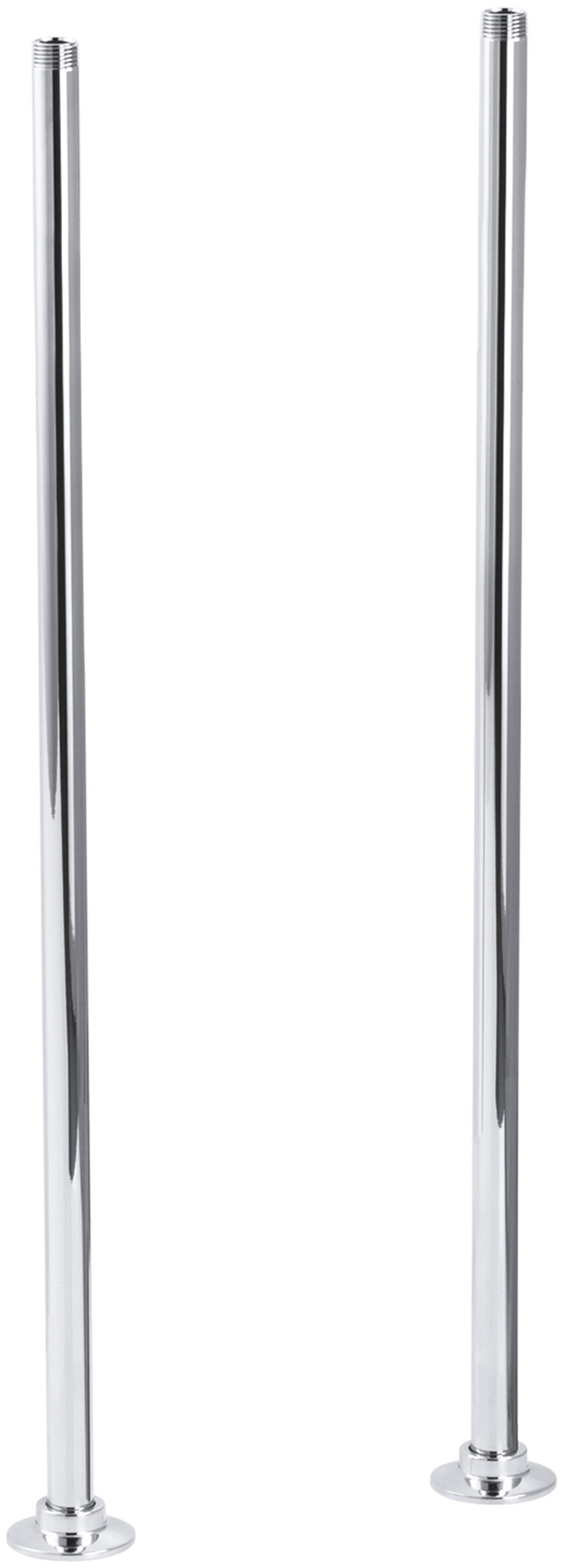 Kohler Antique Riser Tubes Only, Long | Wayfair