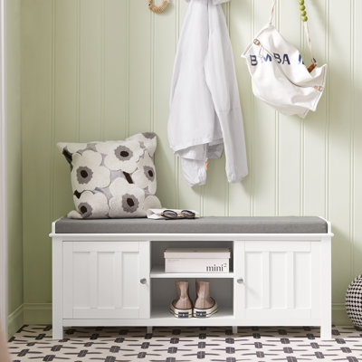 Olympia Polyester Upholstered Storage Bench
