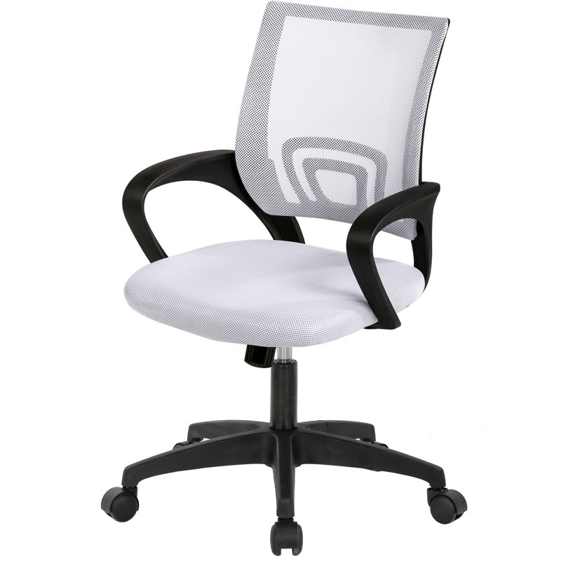 Office Chair Adjustable Height Office Chair Executive Desk Chair Ergonomic Mesh Task Chair Swivel Rolling Office Computer Chair with Armrest Wheels for Office Home