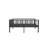 Full Size Metal Daybed , Sturdy Steel Slat Support Daybed Sofa, No Box Spring Needed, Black-1776907942-1776907936