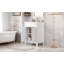 Meuble-lavabo 24 po avec lavabo supérieur, 2 portes à fermeture douce et tablette réglable, structure en bois massif-1347550536