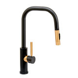Fulton Modern Prep Size Plp Pulldown Faucet - Angle Spout - Toggle Sprayer