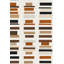 Papier peint abstrait géométrique abstrait coups de pinceau tons de terre-1279797054