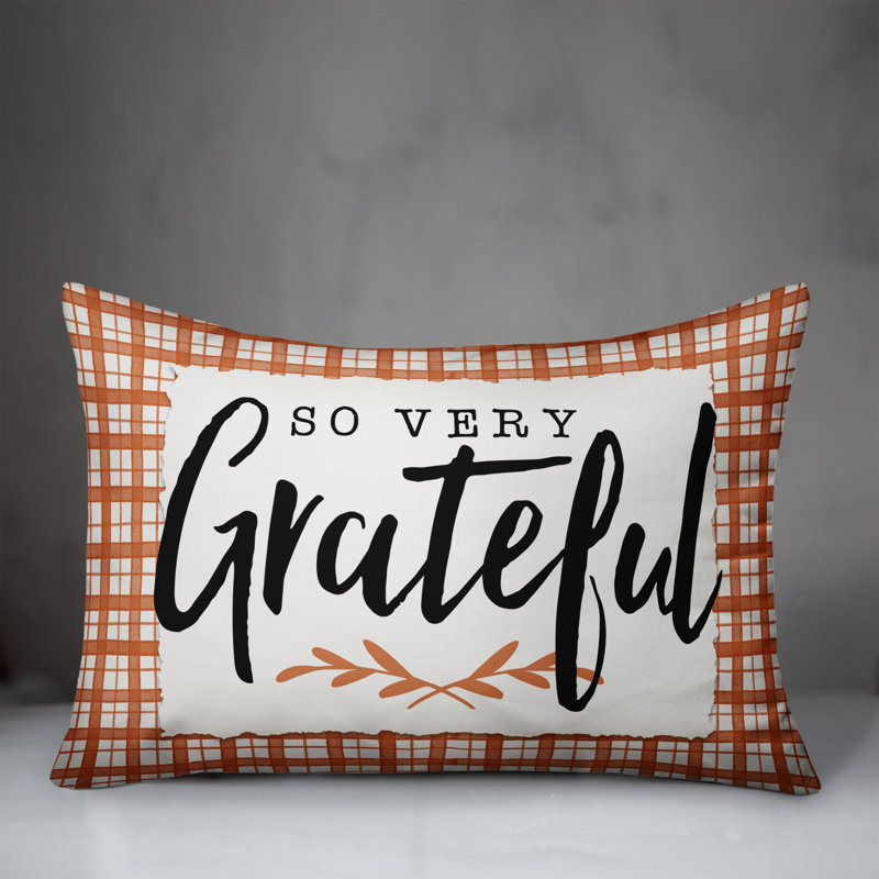 Plaid Reversible Throw Pillow
