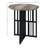 End Table with Double Pedestal