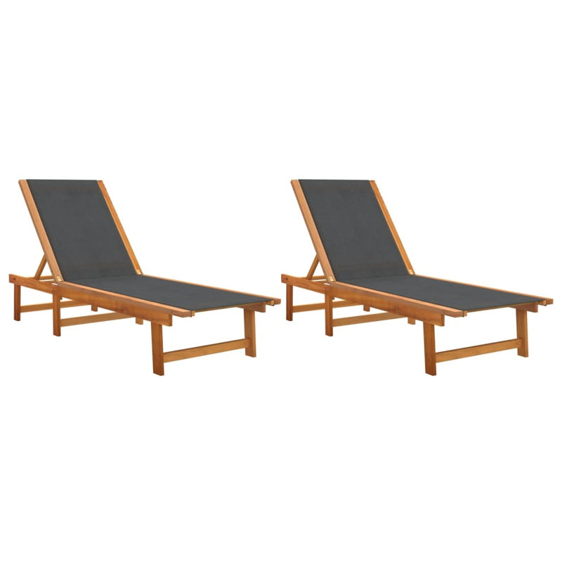 Redge 200cm Long Reclining Single Chaise, Grey