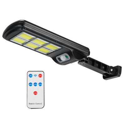 LED Solar Power Dusk to Dawn Battery Operated Outdoor Security Flood Light with Motion Sensor