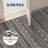 Vintage Machine Washable Rug for Living Room, Non Slip Non Shedding Ultra-Thin Retro Carpet, Stain-Resistant Indoor Foldable Print Soft Rug for Nursery Bedroom-796848038